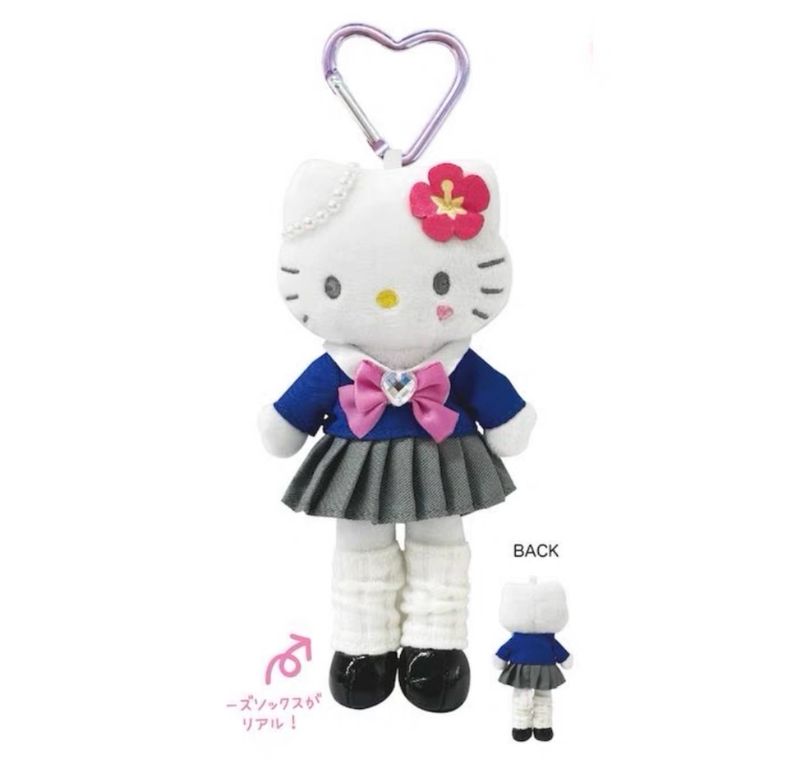 Sanrio Hello Kitty Long-Legged Series Heisei Gyaru Keychain