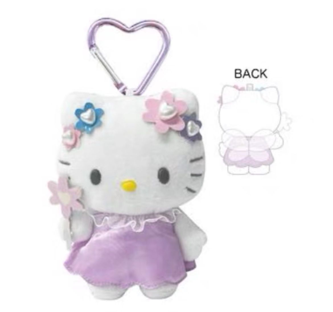 【25年4月预定】Sanrio三丽鸥HelloKitty系列挂件 花仙子紫色