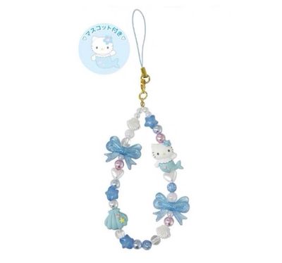 【新品上架】Sanrio三丽鸥HelloKitty手机系列挂件 蓝色 / Hello Kitty Phone Accessories Series Blue Charm By SANRIO