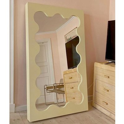 【新品上架】铁质波浪镜110*180cm /  Wavy Iron Framed Wall Mirror 110x180cm