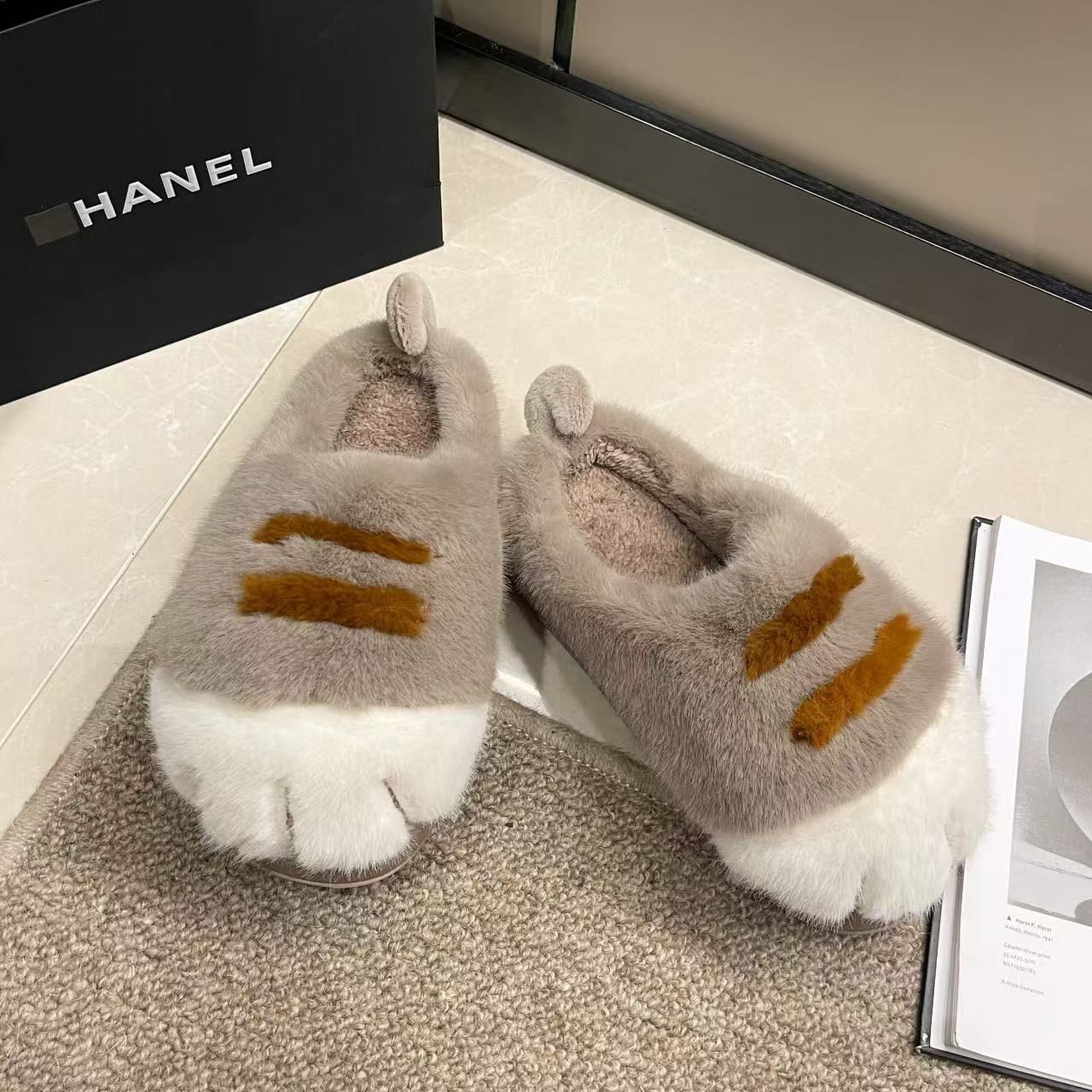 【新品上架】包头猫爪拖鞋