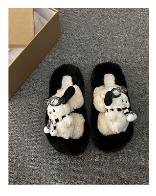 【新品上架】可爱卡通小狗毛毛拖
