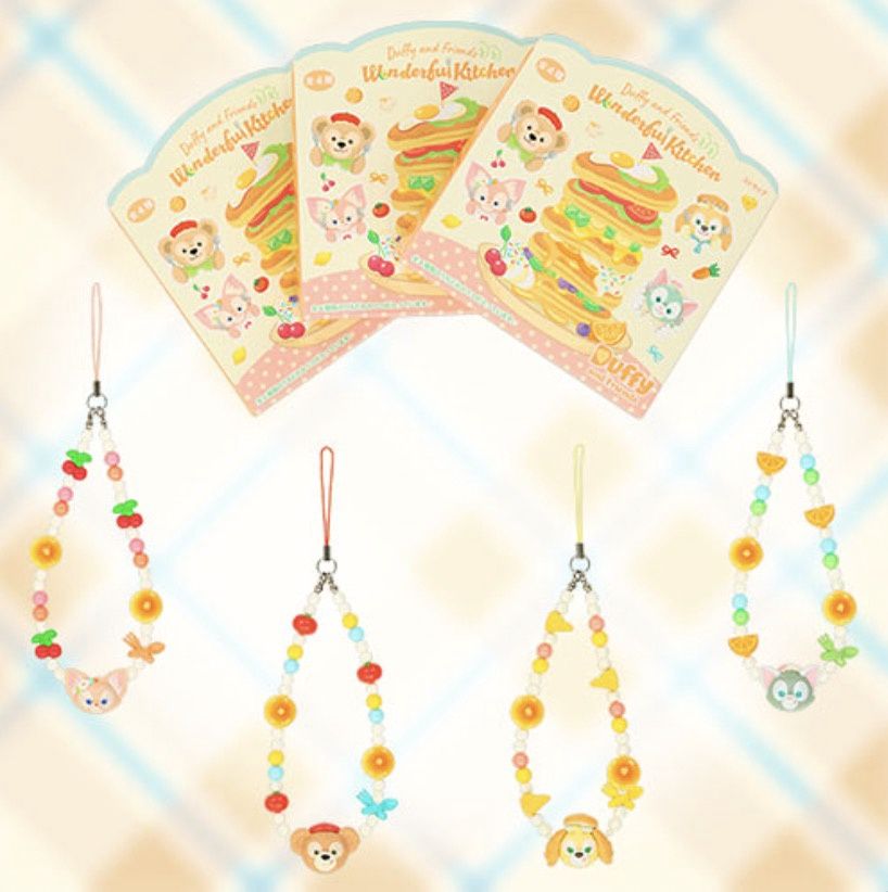【新品上架】东迪美味餐厅系列挂绳手机链盲盒 / TDL Delicious Restaurant Series Lanyard Phone Strap Blind Box