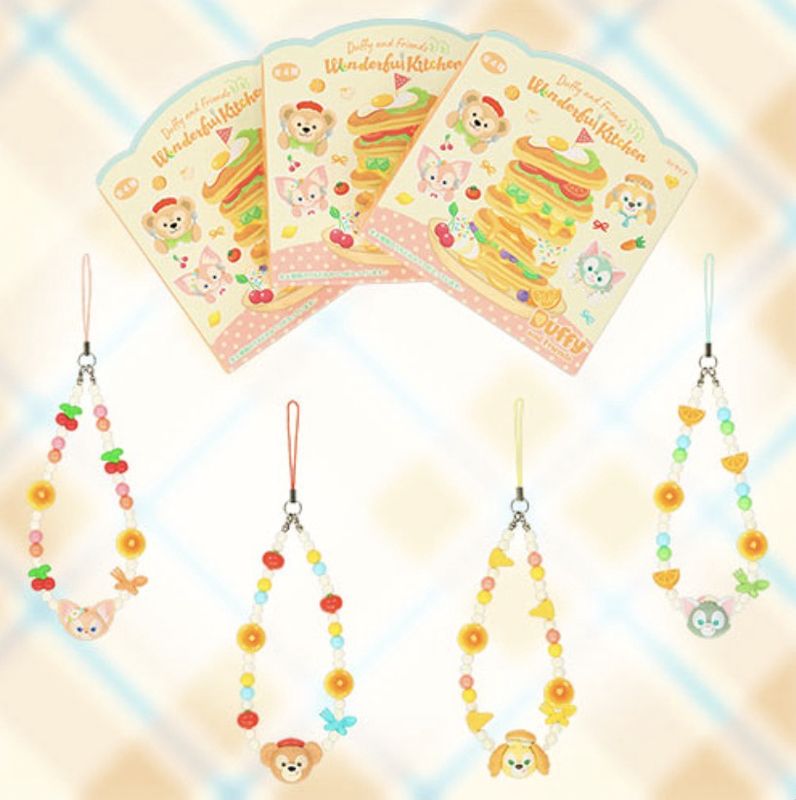 Duffy and Friends Delicious Restaurant Series Lanyard Phone Strap Blind Box - Tokyo DisneySea
