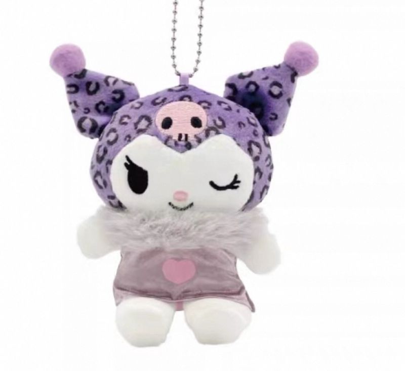 Kuromi Classic 20th Anniversary Series Purple Leopard Print Charm
