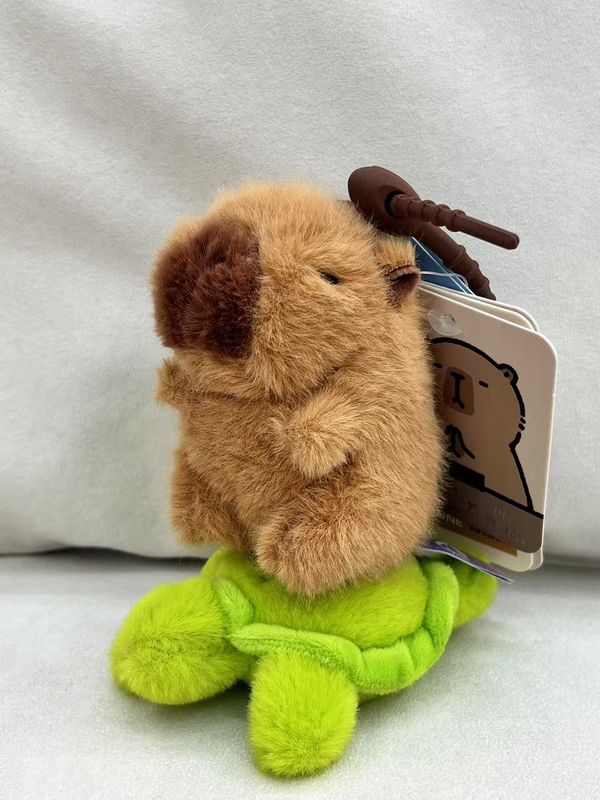 Capybara Turtle Keychain by Green Party