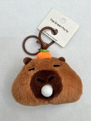 CAPYBARA卡皮巴拉 憨憨水豚挂件 鼻涕泡