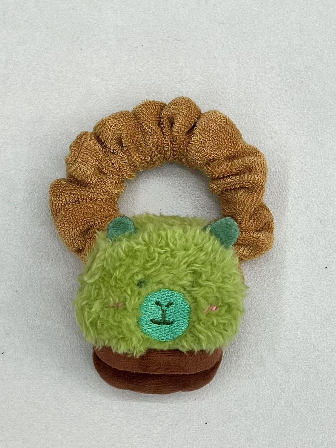 【新品】CAPYBARA卡皮巴拉 憨憨水豚 仙人掌发圈