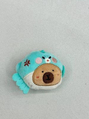 【新品】CAPYBARA卡皮巴拉 憨憨水豚 河豚胸针发夹