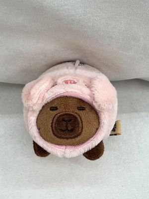 【新品】CAPYBARA卡皮巴拉 憨憨水豚挂件 松松体粉猪