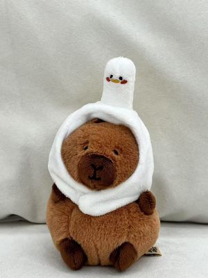 【新品】CAPYBARA卡皮巴拉 憨憨水豚挂件 白鹅头套 / White Goose Keychain By GREEN PARTY