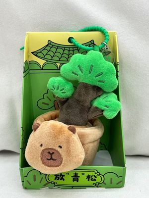 【新品】CAPYBARA卡皮巴拉 憨憨水豚挂件 盆栽