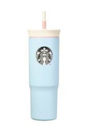 【新品上架】Starbucks星巴克韩国2025情人节限定 蓝色保温杯710ml