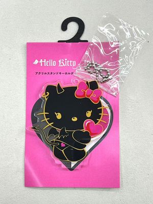 【新品上架】Sanrio三丽鸥HelloKitty天使与恶魔亚克力钥匙扣 恶魔