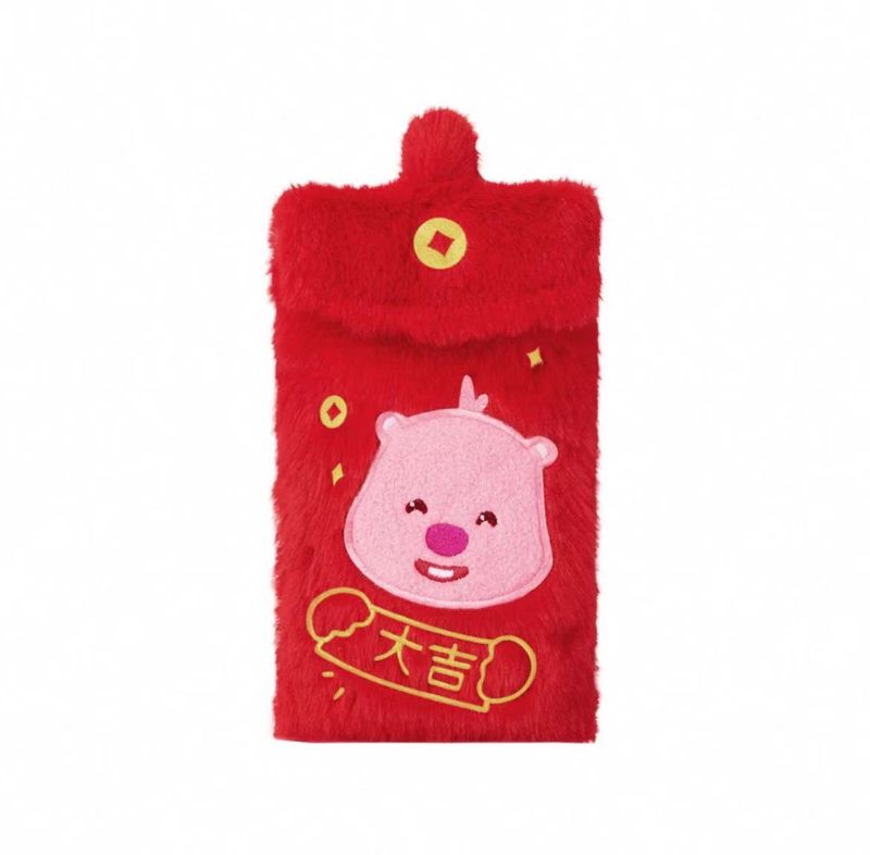 Loopy Year of the Dragon Series Wink Red Pocket Ornament