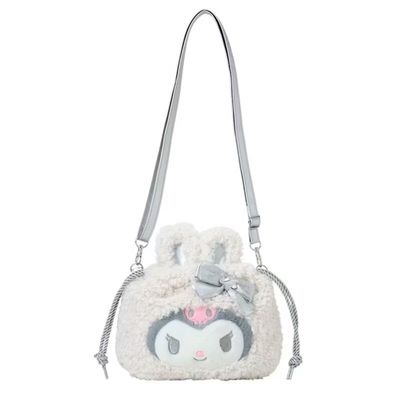 【新品上架】Sanrio三丽鸥雪白兔子束口斜挎包Kuromi