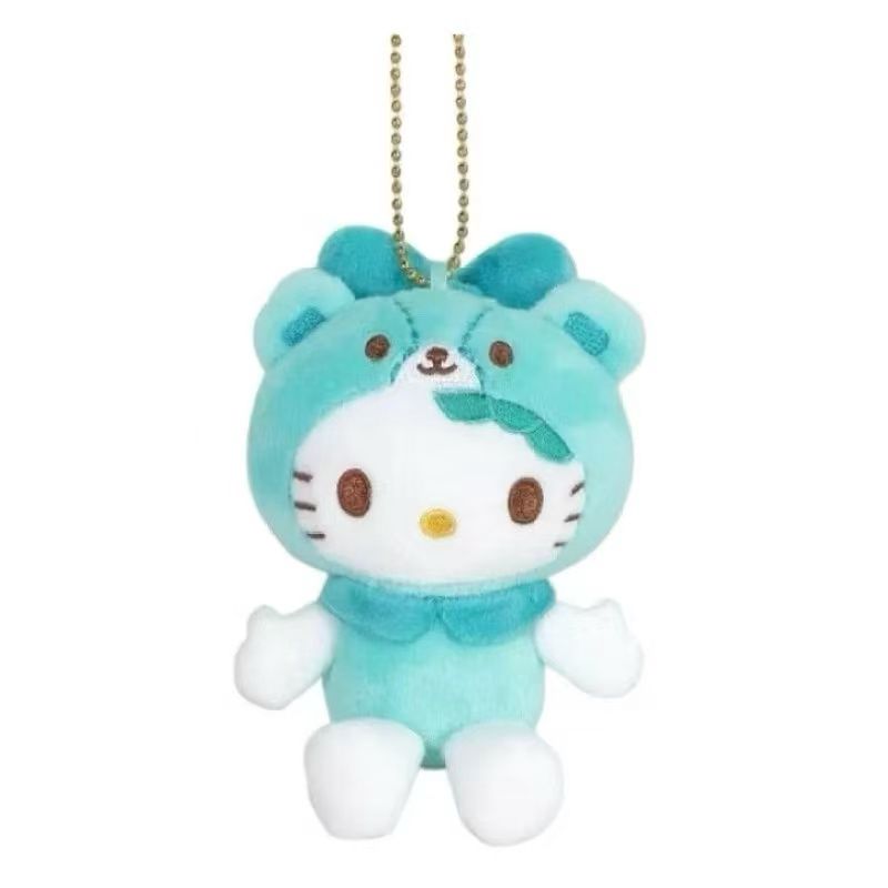 【新品上架】Sanrio三丽鸥50周年HelloKitty小熊系列挂件 绿色 / Hello Kitty 50th Anniversary Bear Series Green Charm By SANRIO