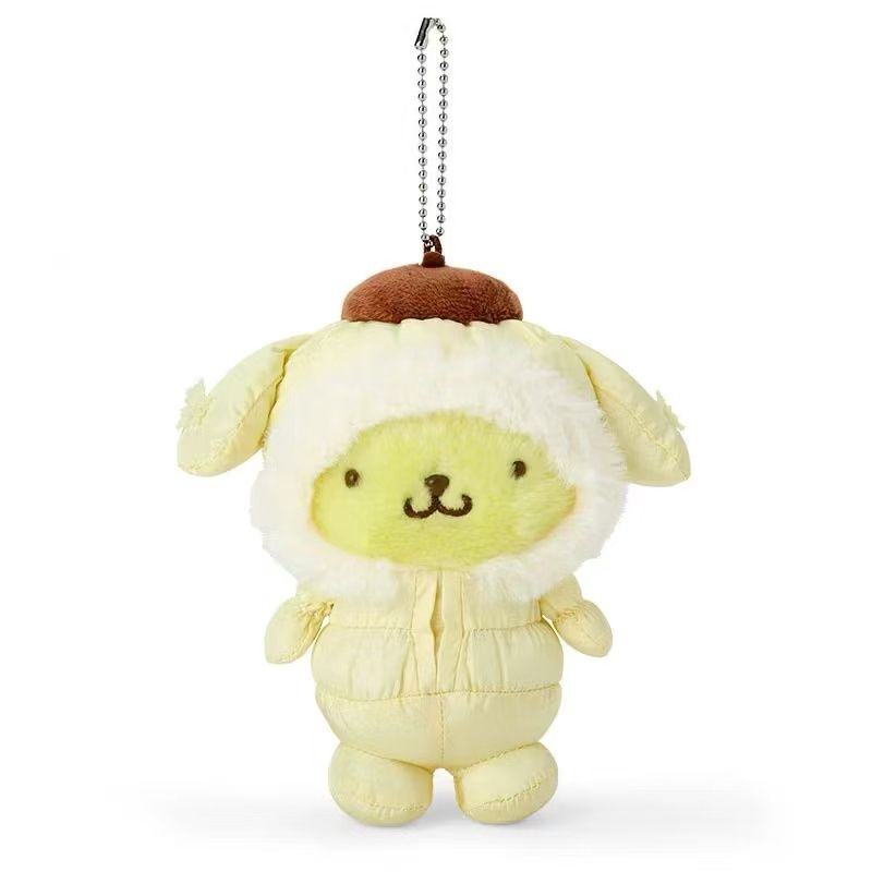 Sanrio Pompompurin Winter Puffer Series Plush Charm