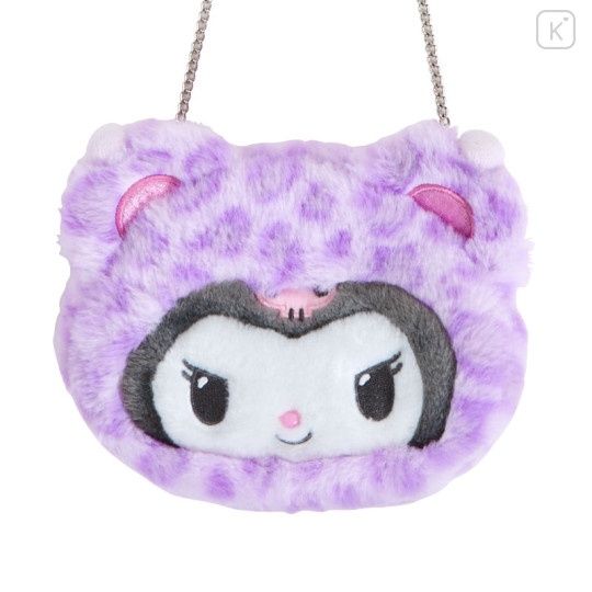 【新品上架】Sanrio三丽鸥豹纹小熊系列斜挎包 库洛米Kuromi