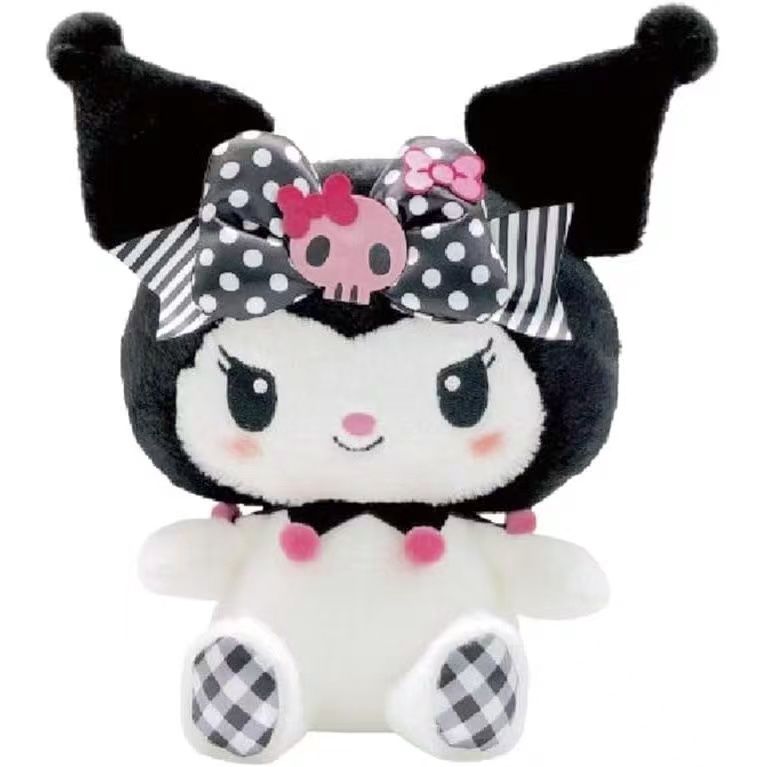 【新品上架】SANRIO 三丽鸥骷髅洛丽塔公仔 Kuromi库洛米小号