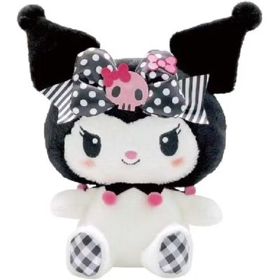 【新品上架】SANRIO 三丽鸥骷髅洛丽塔公仔 Kuromi库洛米小号
