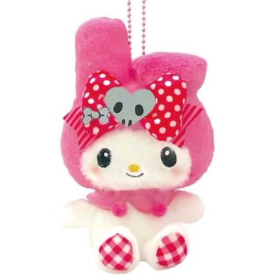 【新品上架】SANRIO 三丽鸥骷髅洛丽塔挂件 美乐蒂Melody