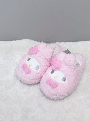 【新品】Sanrio三丽鸥冬季毛绒拖鞋 Melody