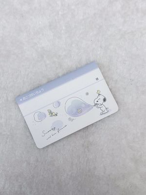 sanrio三丽鸥 X CRUX联名 记账簿 史努比吹泡泡