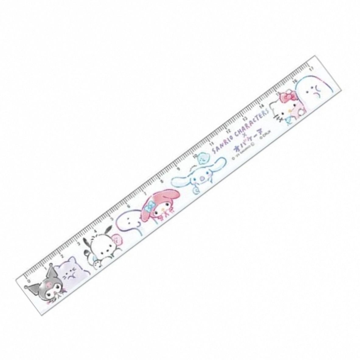 sanrio三丽鸥 X CRUX联名 尺子 白色 / White Ruler By SANRIO x CRUX