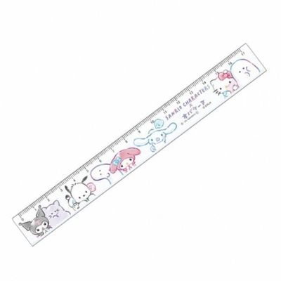 sanrio三丽鸥 X CRUX联名 尺子 白色 / White Ruler By SANRIO x CRUX