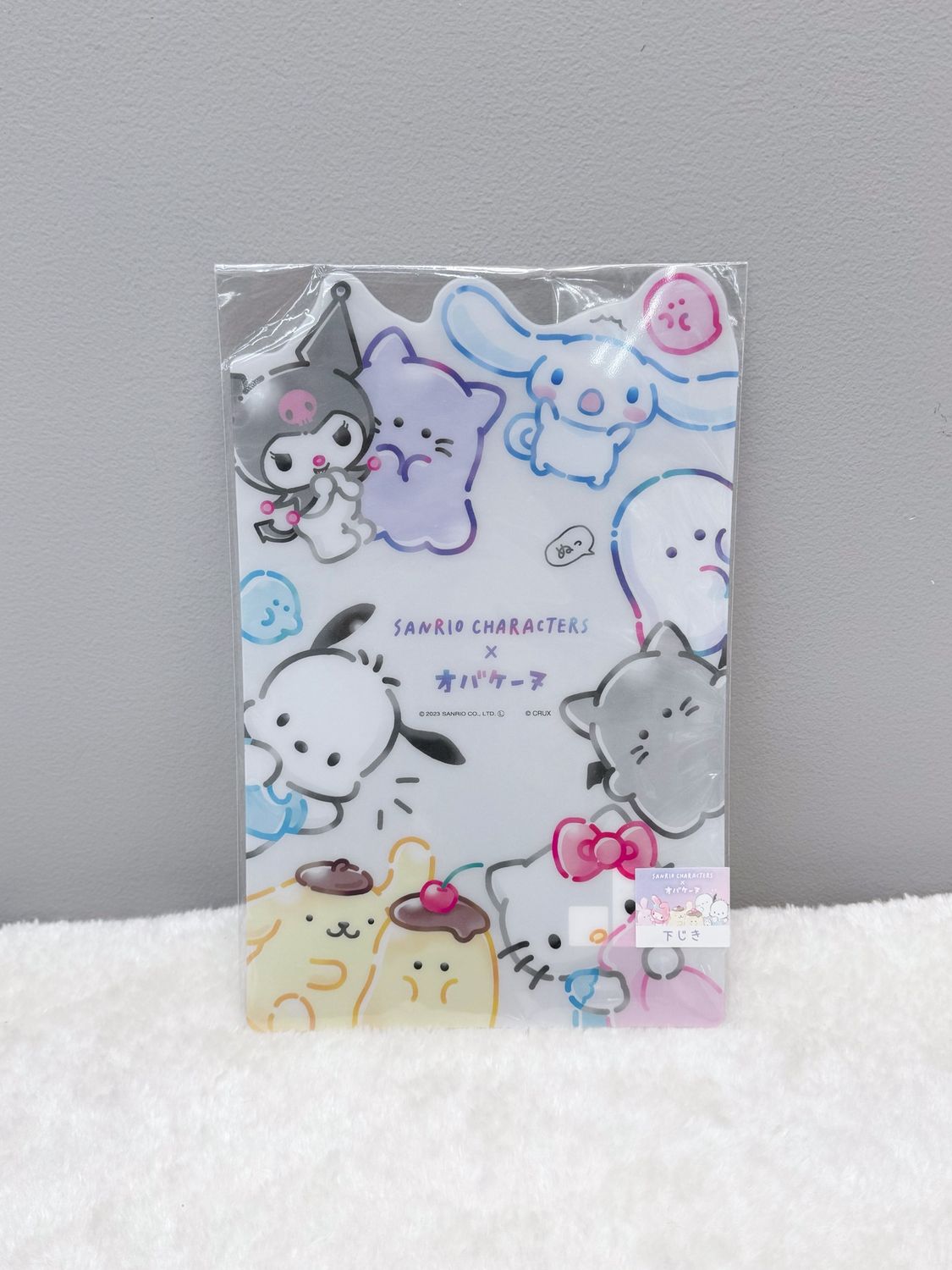 sanrio三丽鸥 X CRUX联名 笔记垫板 白色