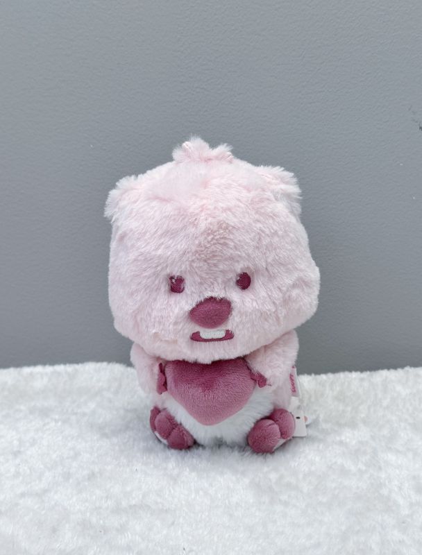 Loopy Heart Plush 20cm - Zanmang Loopy Holding Heart Stuffed Animal Toy