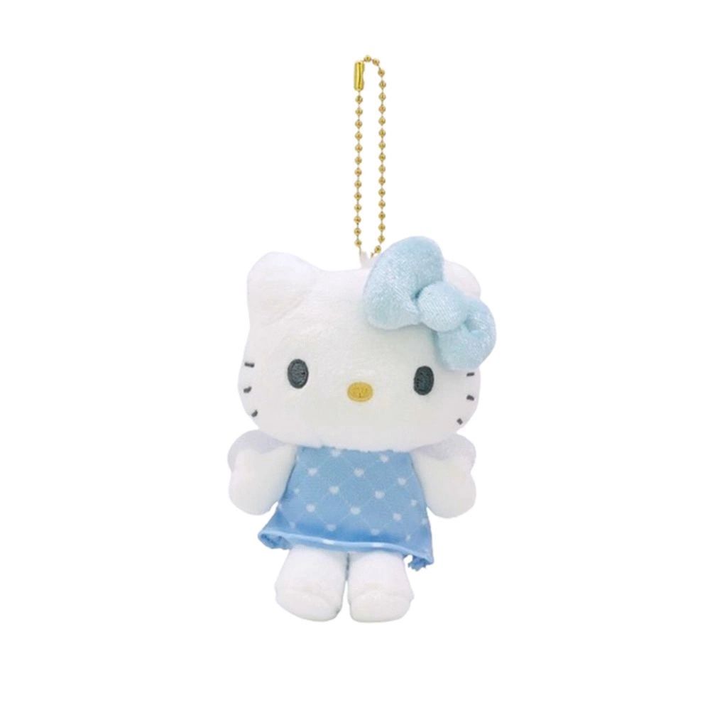 【新品上架】Sanrio三丽鸥50周年HelloKitty千鸟格天使系列挂件 蓝色