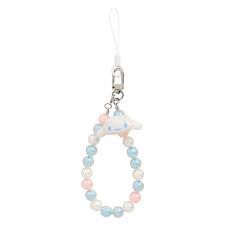 【新品上架】Sanrio三丽鸥手机配件系列珠链 玉桂狗 / Cinnamoroll Phone Accessories Series Pearl Keychain By SANRIO