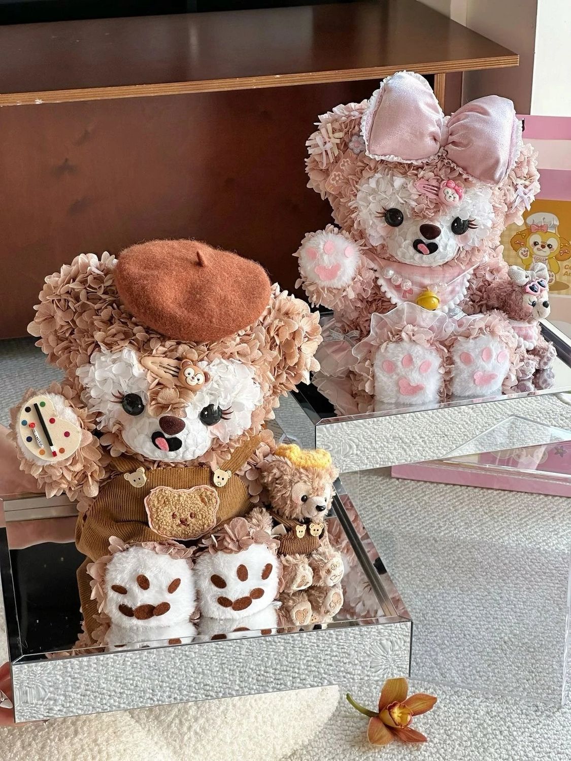 【新品上架】告白礼物迪士尼系列永生花摆件 达菲/  Duffy Preserved Flowers