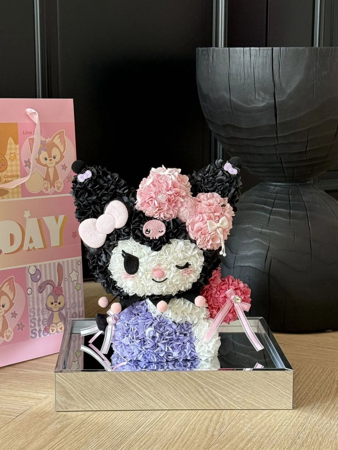 【在途现货】告白礼物三丽鸥系列永生花摆件 库洛米