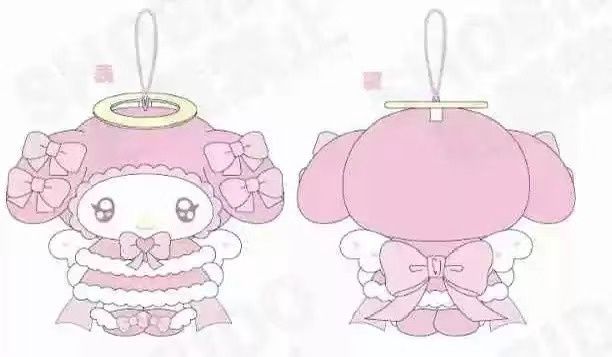 【不保单7月预订】Sanrio三丽鸥天使与恶魔系列挂件 美乐蒂Melody