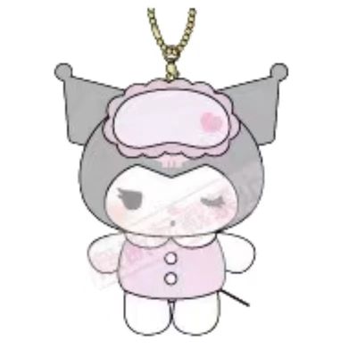 【不保单10月预订】Sanrio三丽鸥Crux甜梦睡衣挂件 库洛米Kuromi