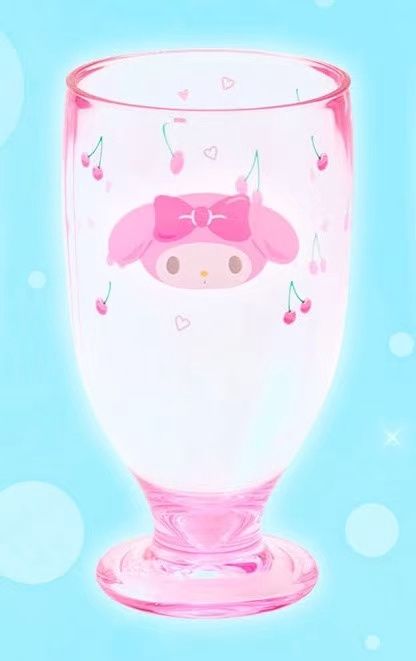 【新品上架】Sanrio三丽鸥水果系列树脂高脚杯 美乐蒂Melody