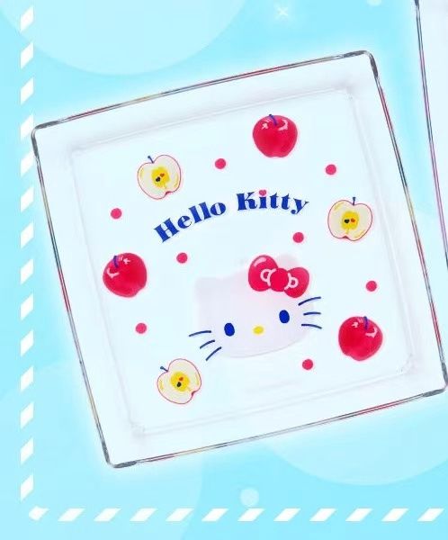 【不保单预订】Sanrio三丽鸥水果系列树脂方盘 HelloKitty