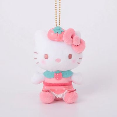 【不保单7月预订】Sanrio三丽鸥草莓腮红系列挂件 HelloKitty
