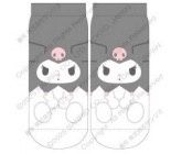 【不保单9月预订】Sanrio三丽鸥毛绒袜子 库洛米Kuromi