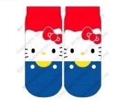 【不保单9月预订】Sanrio三丽鸥毛绒袜子 经典HelloKitty