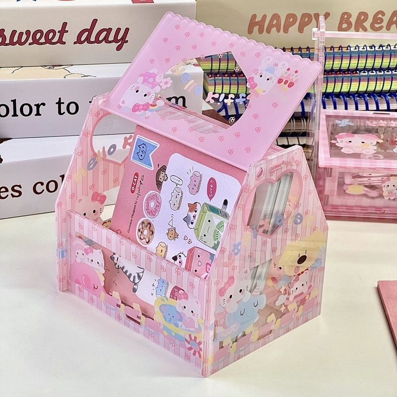 【新品上架】亚克力kitty小房子收纳盒 / Hello Kitty Acrylic House-shaped Organizer