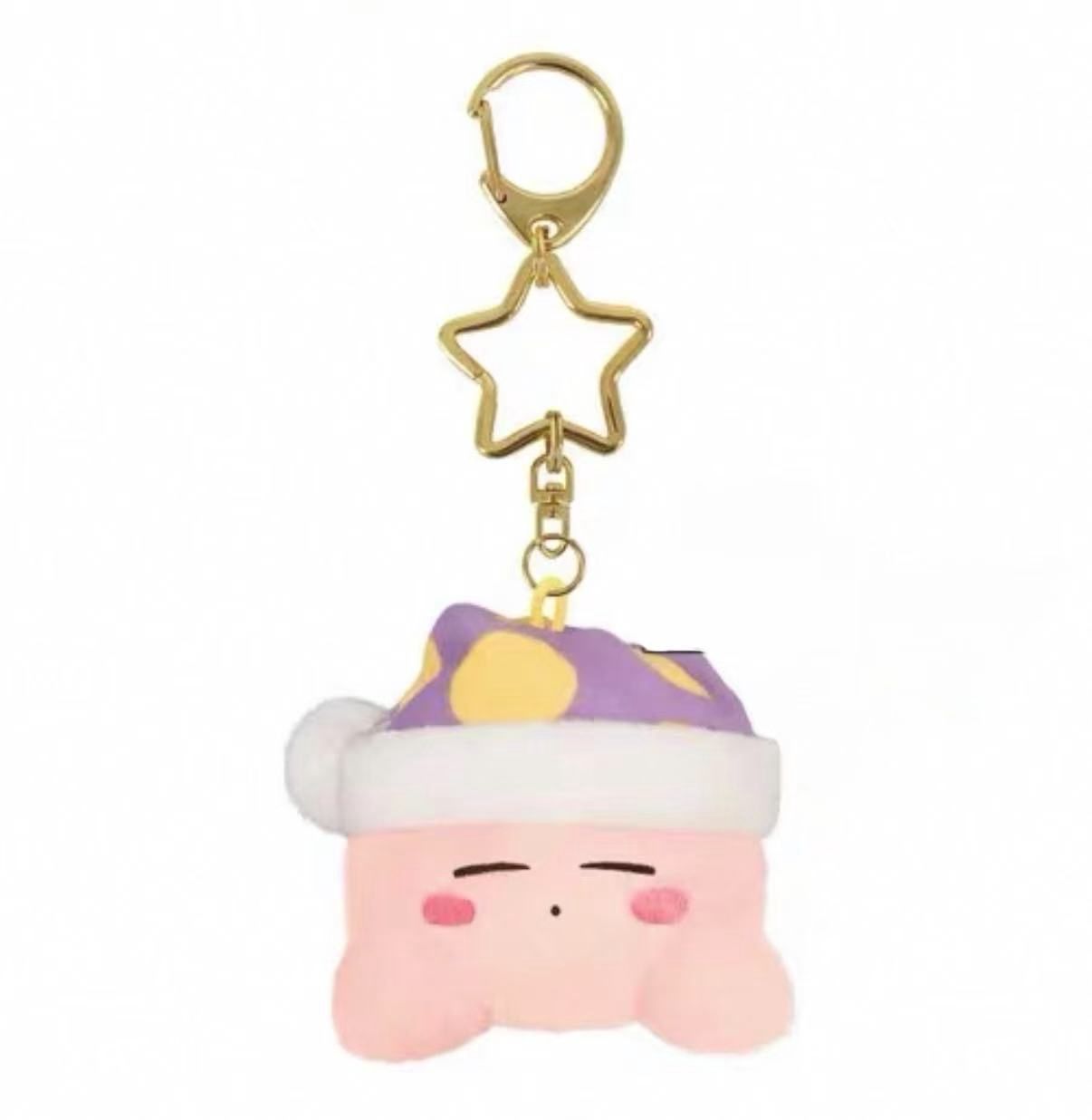 【新品上架】星之卡比系列挂件 紫色睡帽 / Kirby Purple Nightcap Keychain