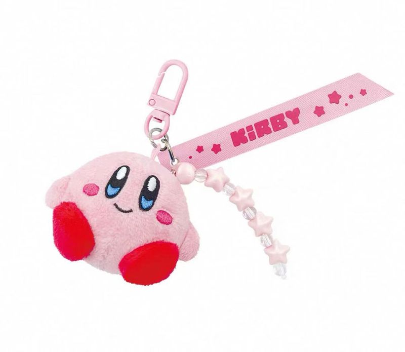 Kirby Smiling Rebound Squishy Keychain
