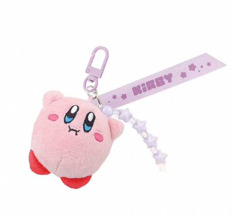 Kirby Angry Squishy Keychain