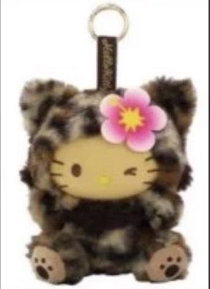 【不保单10月预售】Sanrio三丽鸥HelloKitty猫咪系列挂件 豹纹