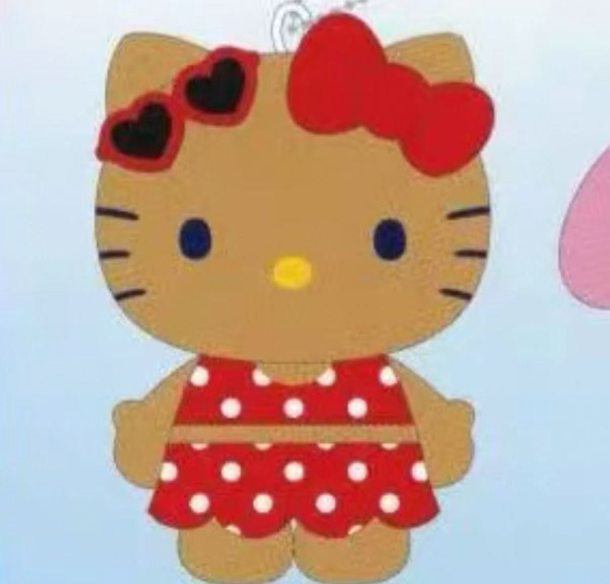 【不保单9月预售】Sanrio三丽鸥夏威夷黑皮系列挂件 Hello Kitty