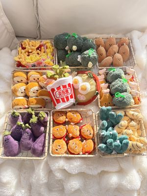 【新品上架】中国版美食系列挂件 一套6个（款式麻烦联系客服）